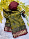 Tew Soft Dola Silk With Kalamkari Design Sarees Wholesalers In Delhi